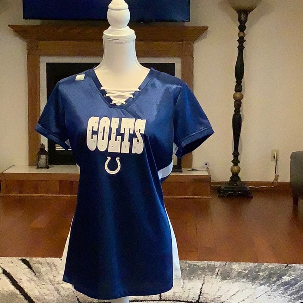 Womans Indianapolis Colts XL blue jersey